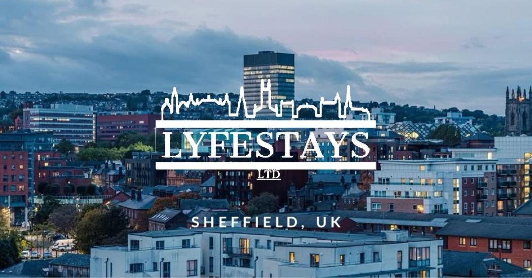 Penthouse Gem, Central, Scenic Views, Stylish, Modern, City Centre 2Br シェフィールド エクステリア 写真